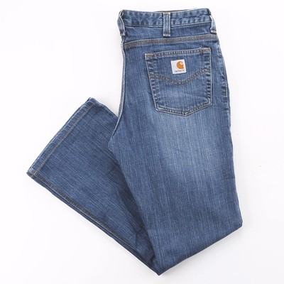 VINTAGE CARHARTT Blue Jeans Regular Bootcut Jeans Da Donna W32 L30 | eBay