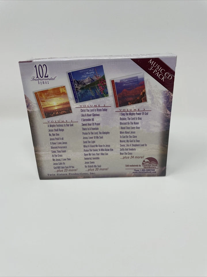 102 Instrumental hymns Music CD 3 Pack Brand New - Image 3 of 4