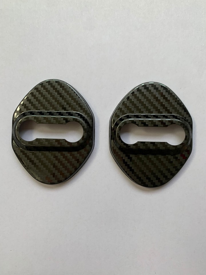 Black Car Accessories Door Lock Protector Cover Trim For Toyota Kluger