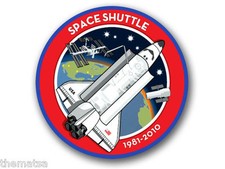 4" SPACE SHUTTLE 1981-2010 NASA HELMET BUMPER EMBLEM DECAL STICKER MADE IN USA