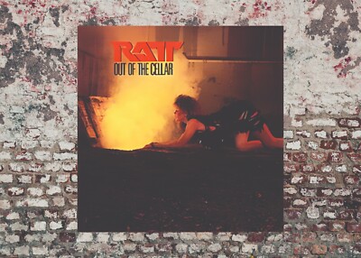 RATT OUT OF THE CELLAR ALBUM COVER POSTER/PRINT ART A208
