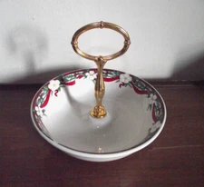 Pfaltzgraff Yuletide Stoneware Candy Tidbit Dish