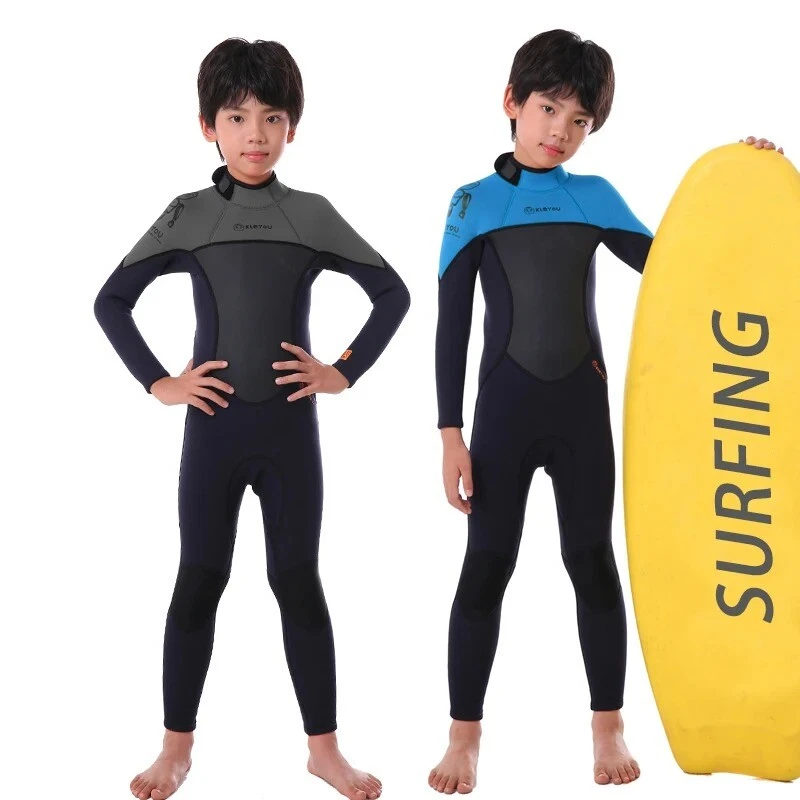 Traje de baño grueso de neopreno para niñas Traje de neopreno Surf 2,5 mm Traje de buceo libre bajo el agua Foto 4 de 4