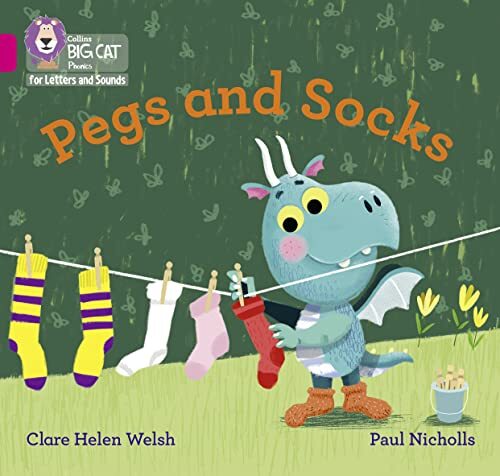 Collins Big Cat Phonics for Letters and Sounds - Pegs and Socks: Band 01B/Pink - Image 4
