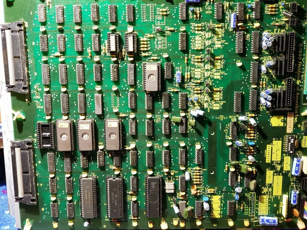 アーケードゲーム　基盤　ドンキーコングJR Nintendo Donkey Kong Jr. arcade PCB board repair and refurbish