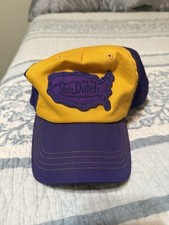 VHTF RARE Von DUTCH USA PATCH LAKERS COLOR Me...