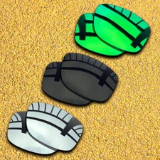 3Pair Lens Replacement for-Oakley Jupiter Factory Lite-Ice Blue&Orange Red&Green