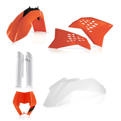 ACERBIS ORIGINAL PLASTIC FAIRING KIT KTM EXC 125 2008 2009 2010 2011