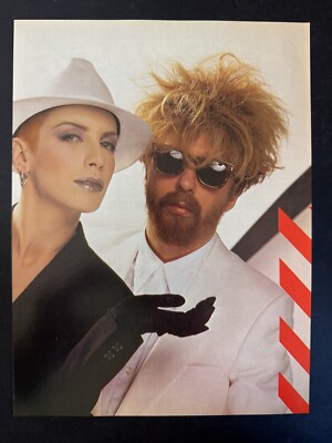 EURYTHMICS - 1983 SMASH HITS PHOTO PAGE 8.5x11'' - SH07