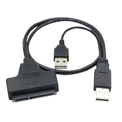 USB2.0 External PC SSD Hard Disk Drive Adapter USB To SATA 2.5'' Converter A