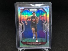ISAIAH SIMMONS 2020 PANINI PRIZM SILVER PRIZMS SP RC # 323