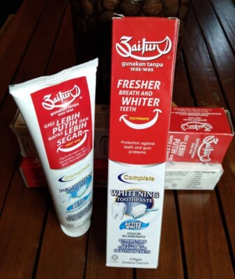 ZAITUN whitening toothpaste Fresher Breath Whiter Teeth Use Without Hesitation