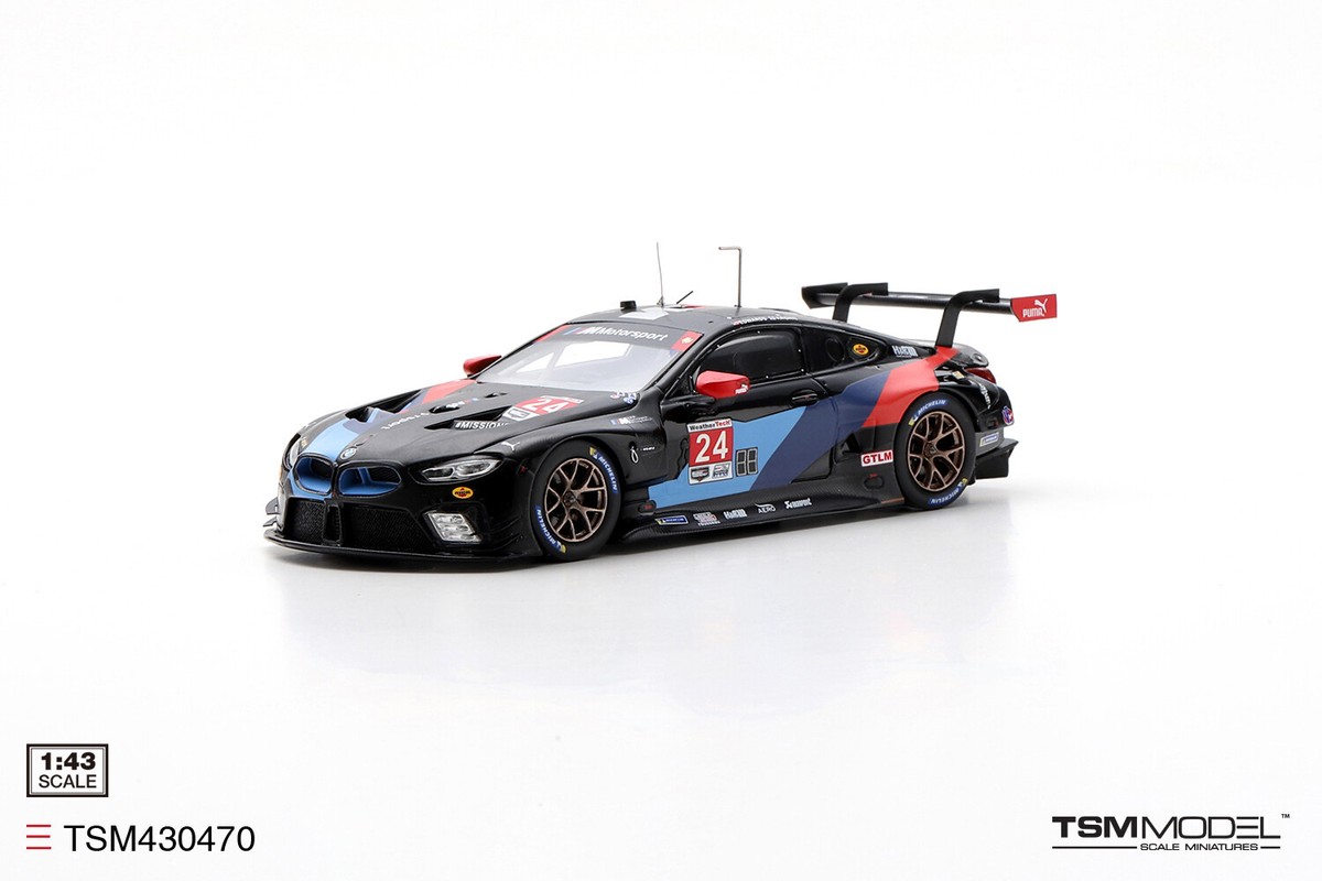 1/43 TSM BMW M8 GTE #24 2019 IMSA Laguna Seca GTLM 2nd Place BMW