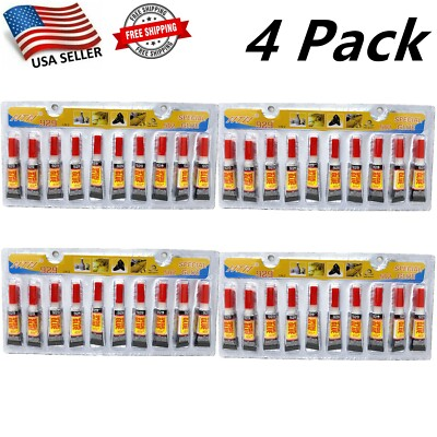 #ad 40 Tubes of Super Glue Cyanoacrylate Adhesive in bulk USA SELLER $10.69