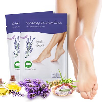 2/8/16 Pairs Foot Peel Mask Baby Soft Exfoliating Remove Feet Dead Skin Calluses