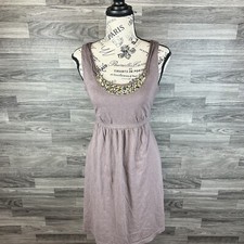 ANN TAYLOR Women’s Light Brown Sleeveless Dress Size Extra Small Regular