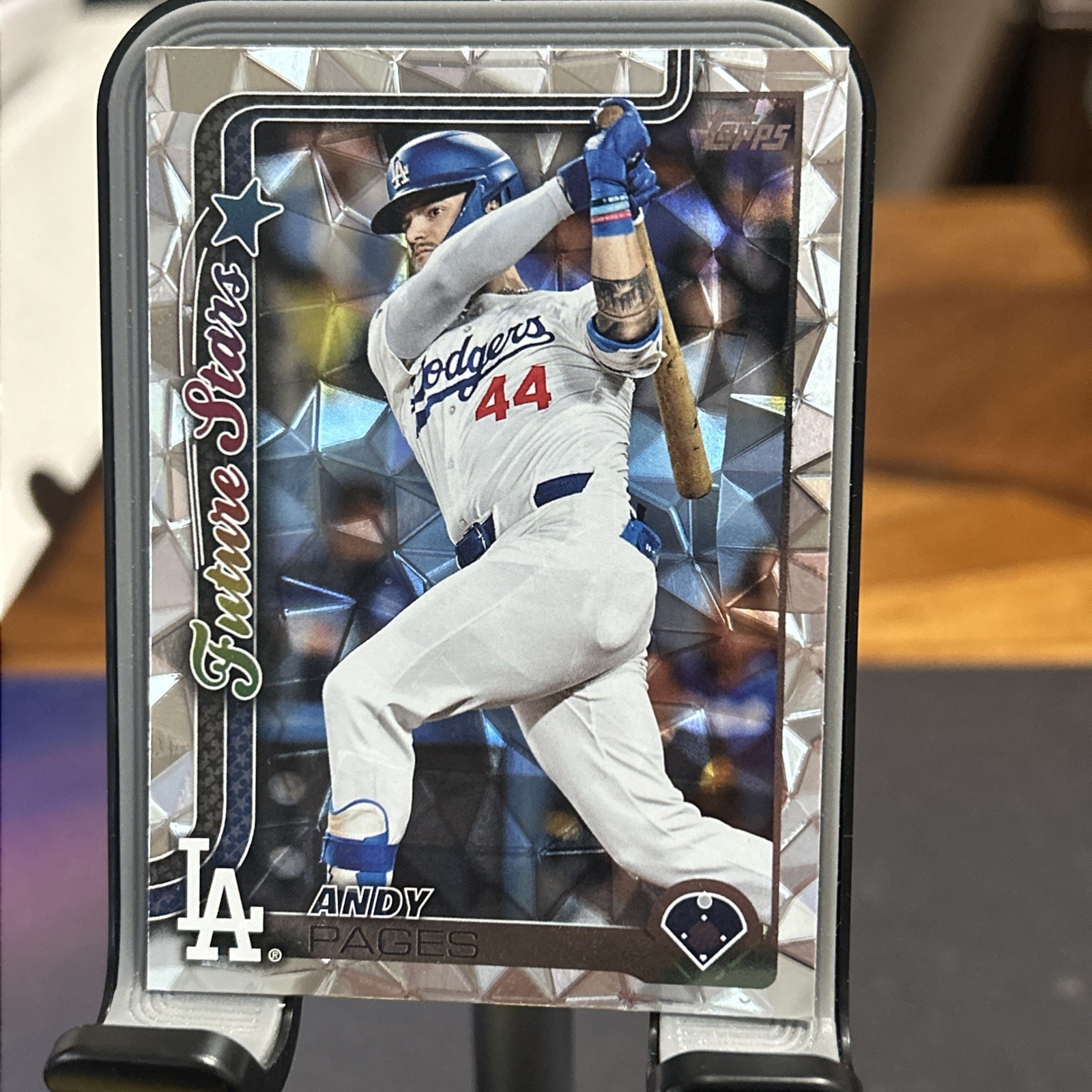2025 Topps Series 2 - Future Stars Andy Pages #388 Diamante Foilboard