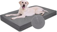 Outdoor Waterproof Dog Bed Washable Extra Large Crate Pad 42 inch Wipeable