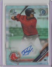2019 Bowman Chrome Prospect Autographs Refractors #CPADD Danny Diaz    340/499