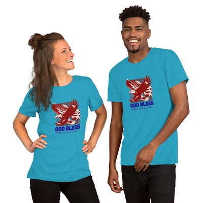 God Bless America Unisex t-shirt Free Shipping Made in USA