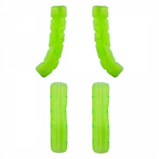 Origin8 Green Gelly Handlebar Gel Pads - Vibration-Absorbing, Reusable Comfort