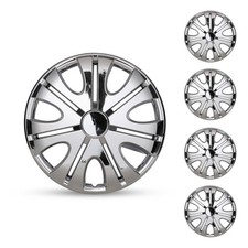 14 4-pack Chrome Snap-on Wheel Cover Hubcaps Tire For R14 Tire Steel Rim