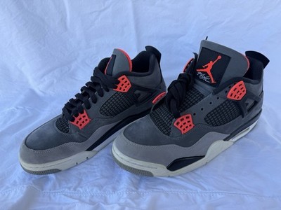Nike Air Jordan 4 Infrared Men s Size 10.5 DH6927 Dark Grey/Infrared/23 Black