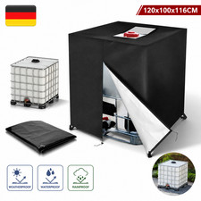 Abdeckhaube IBC Tank 1000L Frostschutz UV-Schutz 420D Oxford Stoff Abdeckplane
