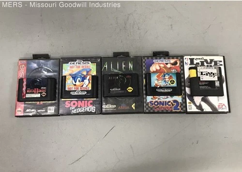 Lot Of 5 Sega Genesis Video Games