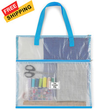 Cosblank 16.1x16.1inch Sew Project Bag 16.1 x inches/ 41 x 41 cm, blue