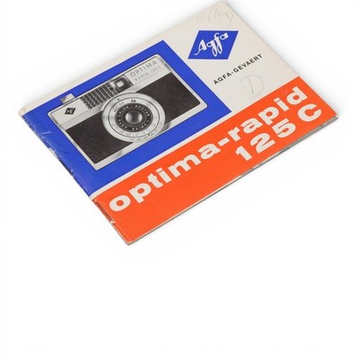 Agfa Optima Rapid 124 C Operating Instructions (Manual)