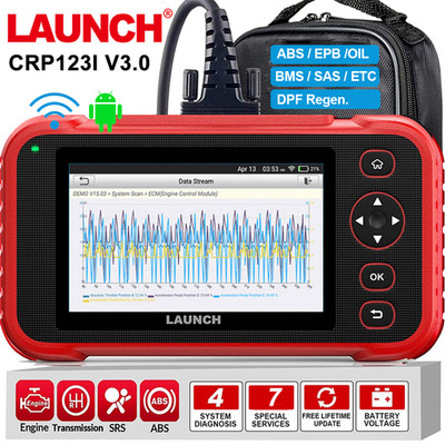 LAUNCH CRP123I V3.0 Auto Scanner Engine ABS SRS TCM Diagnostic Tool Oil Reset