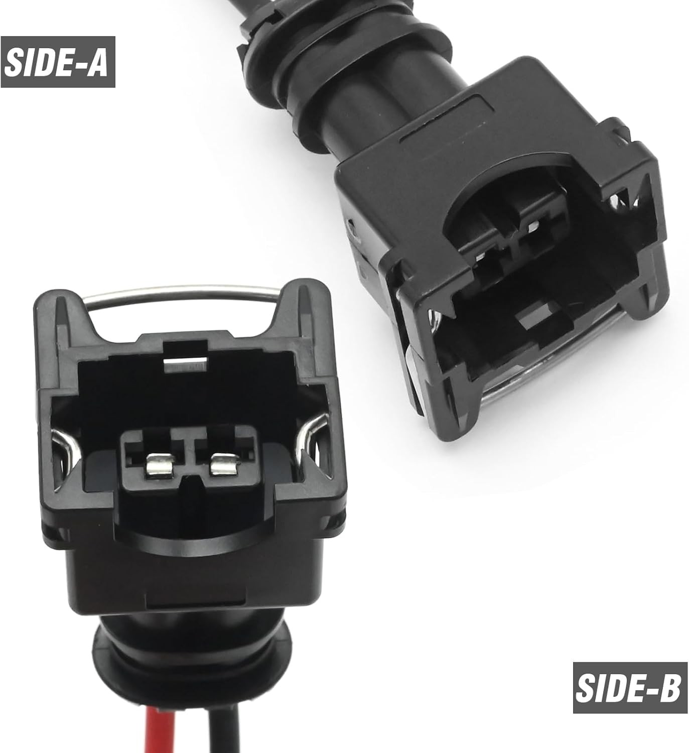 8 Pack Fuel Injector Connector Plug Harness, Replacement for 4.6L 5.0L 5.4L 5.8L