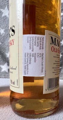  Macnair´s  Old Scotch Whiskey Whisky Special Reserve Macnairs 0,75 Liter