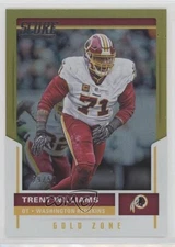 2017 Score Gold Zone /50 Trent Williams #248