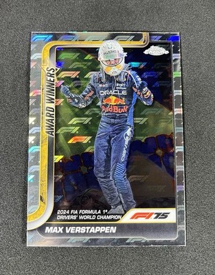 Max Verstappen Logofractor Award Winners 2025 Formula 1 Topps Chrome F1 #148