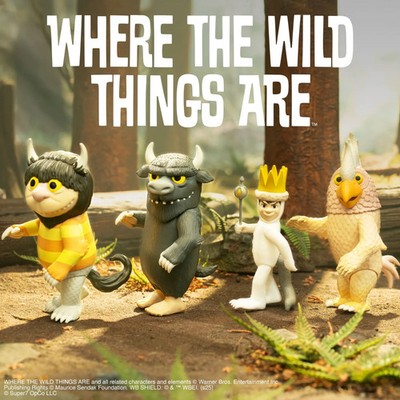 BRAND NEW 2024 Super7 Where the Wild Things Are ReAction Figures Set of 4 MOC