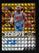 2020-21 Panini Mosaic Scripts Gold Prizm Bruce Brown #SC-BBR Auto 0p7o