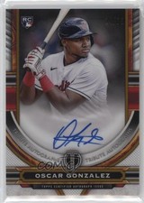 2023 Topps Tribute Tribute Auto Gold 24/75 Oscar Gonzalez #TA-OG Auto 19n6