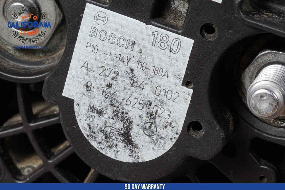 06-12 Generador Alternador Mercedes R230 SL550 CLK550 ML550 AL0844X BOSCH OEM Foto 2 de 4