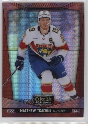 2024-25 O-Pee-Chee Platinum Red Prism 16/199 Matthew Tkachuk #6 12wr