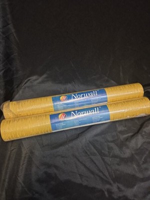 Norwall Wallpaper Rolls 2 Count Retro Pattern Wall Covering NOS  Pre pasted Rare