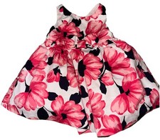 Janie And Jack Floral Tulle Dressy Party Dress Size 3-6 Months