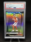 2024 Panini Prizm Bo Nix #309 Denver Broncos Silver Prizm Rookie PSA 9