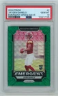2024 Panini Prizm Jayden Daniels Rookie Emergent Green Wave PSA 10 Gem Mint