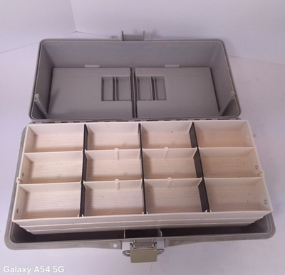 Vintage Fenwick Lid Locker IV Tackle Box 3 Tray | eBay
