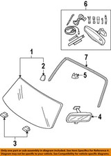 Ford Oem Windshield-reveal Molding 9l8z7803144aa