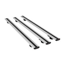 Barres de Toit BASIC pour Audi A6 Avant 2001-2005 Gris Aluminium 3 Barres