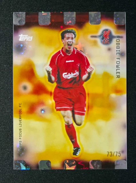 Topps Focus Liverpool FC 2025/26 Robbie Fowler /75