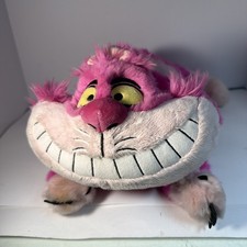 Disney Store Genuine Authentic Cheshire Cat Plush 19" Alice in Wonderland